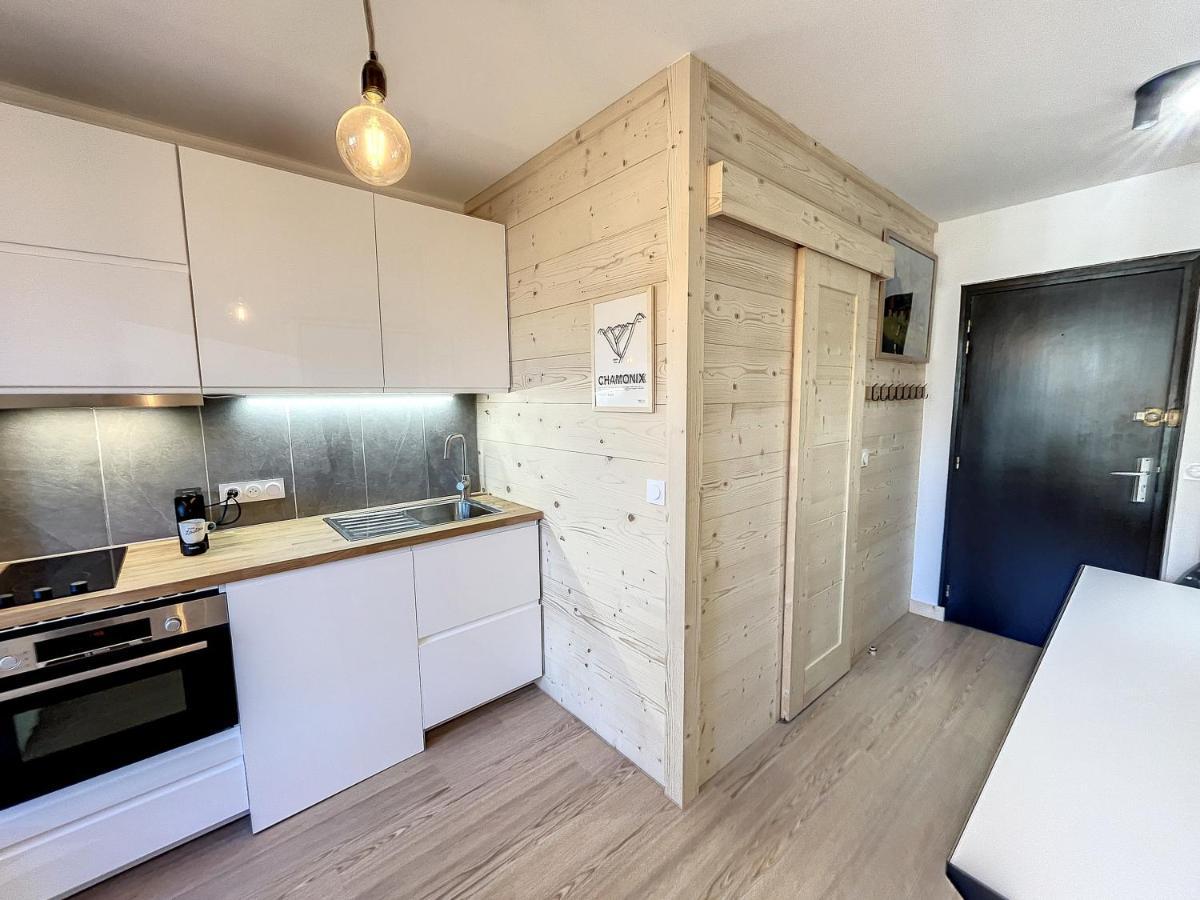 Superbe Studio Refait A Neuf Et Tout Equipe Avec Parking Chamonix Extérieur photo