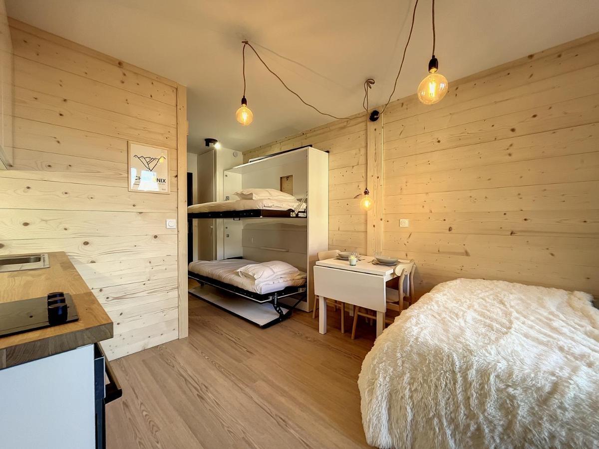 Superbe Studio Refait A Neuf Et Tout Equipe Avec Parking Chamonix Extérieur photo